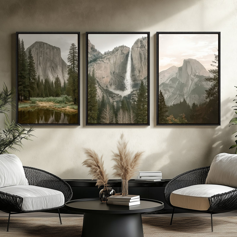 Framed Canvas wall Art, Vintage Abstract Wall pirnts for Bedroom, 36" H x 24" W, Black