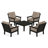 Vineyard 5-Piece Deep Seating Conversation Set-68603160-131211109