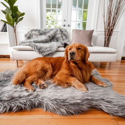 Orthopedic Faux Fur Pet Bed