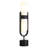 Adams Pill-Shaped Table Lamp with Milk Glass Shade in White-107232620
