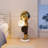 28.8" Astronaut Floor Sculpture Figurine Ornament Art Decor with Ball Lamp USB Charging-1759596489