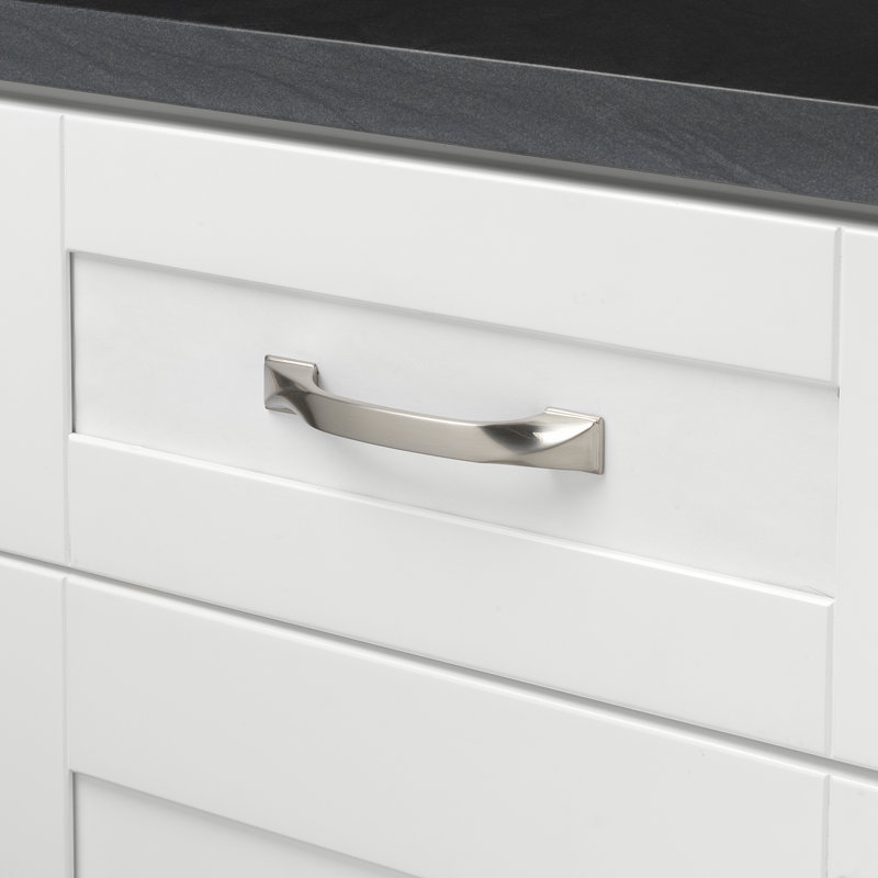 Poignée arche 3 3/4 po Giana Collection, Nickel satiné