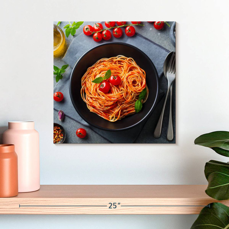 Yarlin Tomato Sauce Pasta, 16" H x 16" W