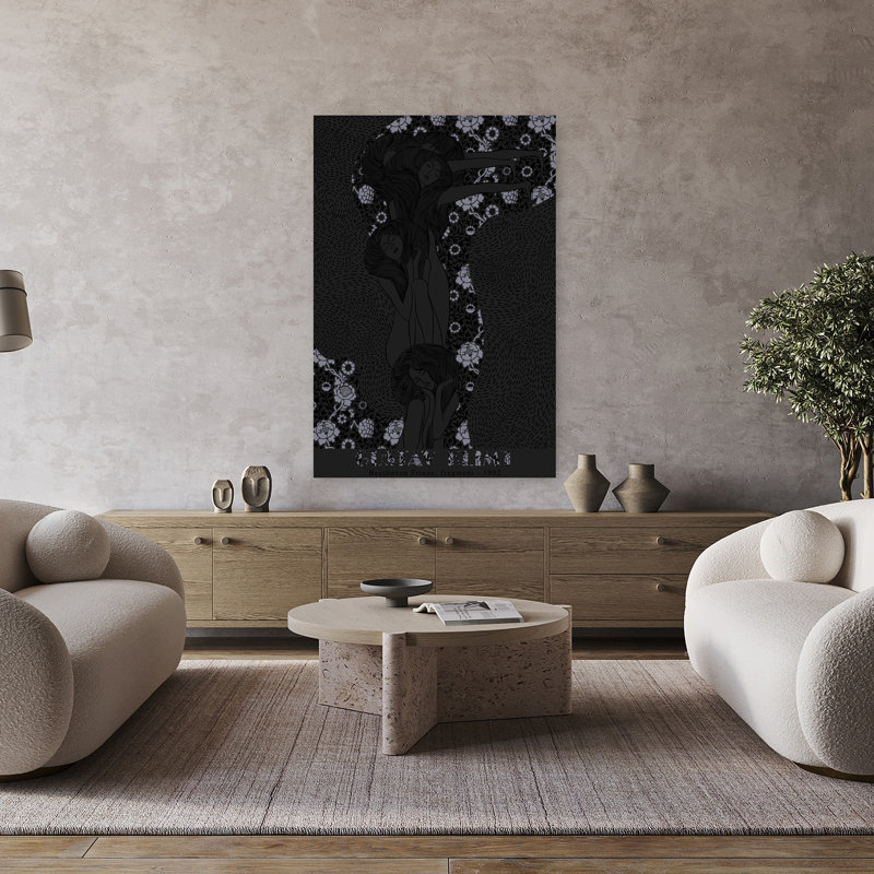 Art contemporain, art contemporain abstrait, H 48 po x l 32 po