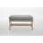 Upholstered Shoe Storage Bench With Cushioned Seat, End Of Bed Bench With Open Shelf And Metal Legs For Entryway-1607292842
