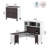 Magomed 3 Piece Computer Desk Office Set-987125253