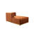 Amanda Orange Double Chaise Sectional