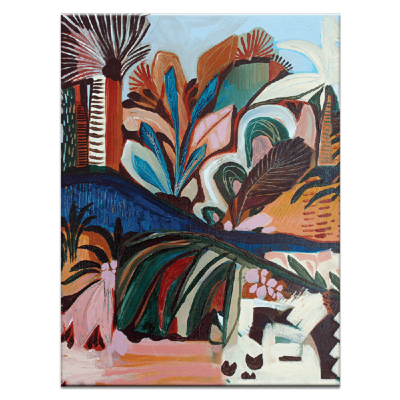 Wilderness by Amanda Skye-Mulder - Painting on Canvas, 51cm H x 41cm W x 3cm D, Wrapped Canvas