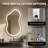 Cloud Shaped Wall Mirror Set, Led Mirror And Accent Mirror-122267829-122267830