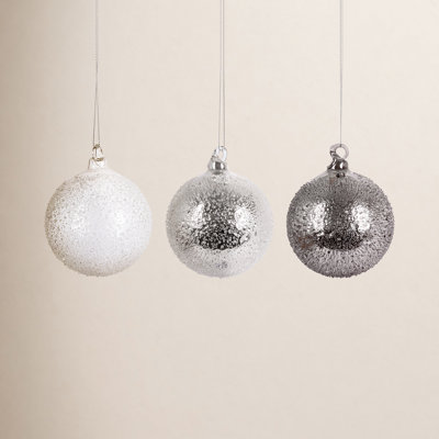 4" Glass Bauble