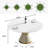 Modern Round White Pedestal Dining Table-484872851-484872850