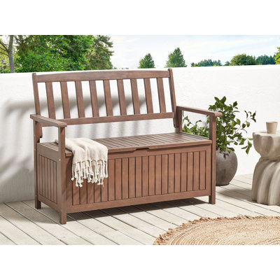 Esperance Wood Storage Bench