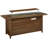 57 In Propane Fire Pit Table, 50000BTU,Retangular Outdoor Gas Fire Pit Table,Firepit Table With Lid & Wind Guard,ETL Certification,For Garden Backyard Deck Patio Camping Party