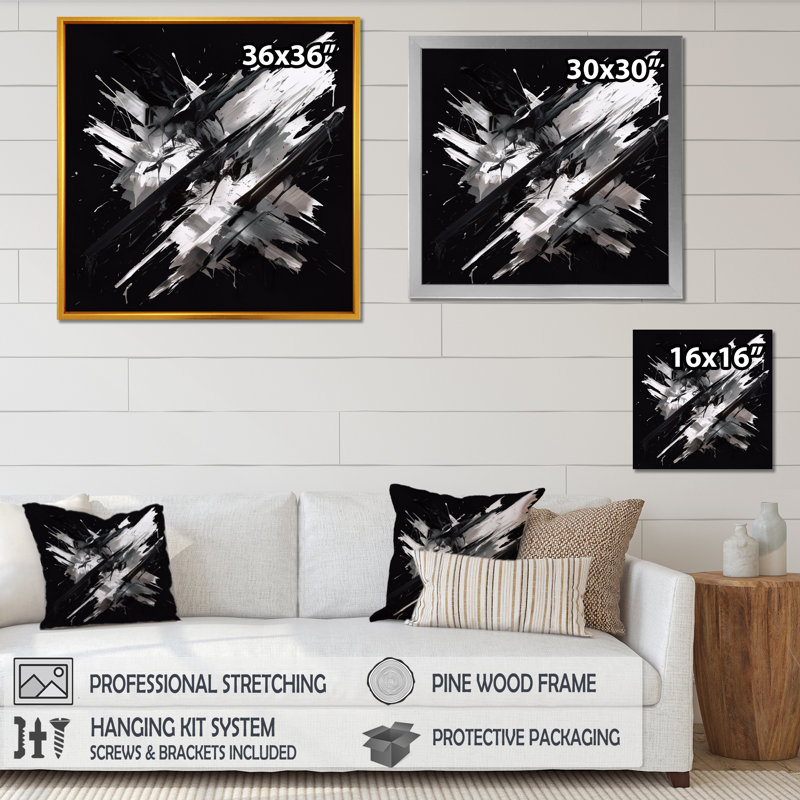 «Exploration des profondeurs du marbre bleu», reproduction sur toile, H 36 po x l 36 po x P 1,5 po, Cadre photo noir