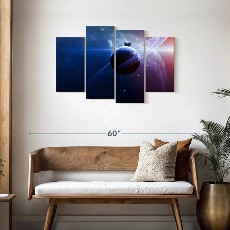 Oberle Planets In Outer Space, 27" H x 43" W