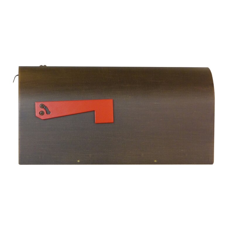 Special Lite Products Steel Post Mounted Mailbox with Magnetic Closure ...