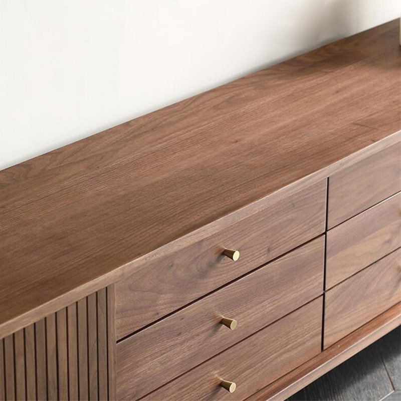 Meuble de rangement minimaliste de style télé moderne, H 19,69 po x L 78,74 po x l 14,17 po