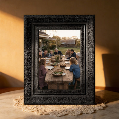 5" x 7" Black 1PC Landscape Picture Frame for Office Decor
