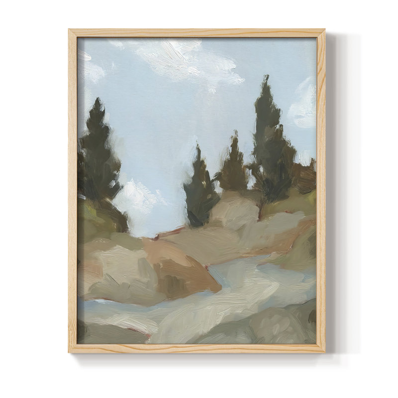 Reproduction d'art encadrée West Trail, H 30 po x l 24 po