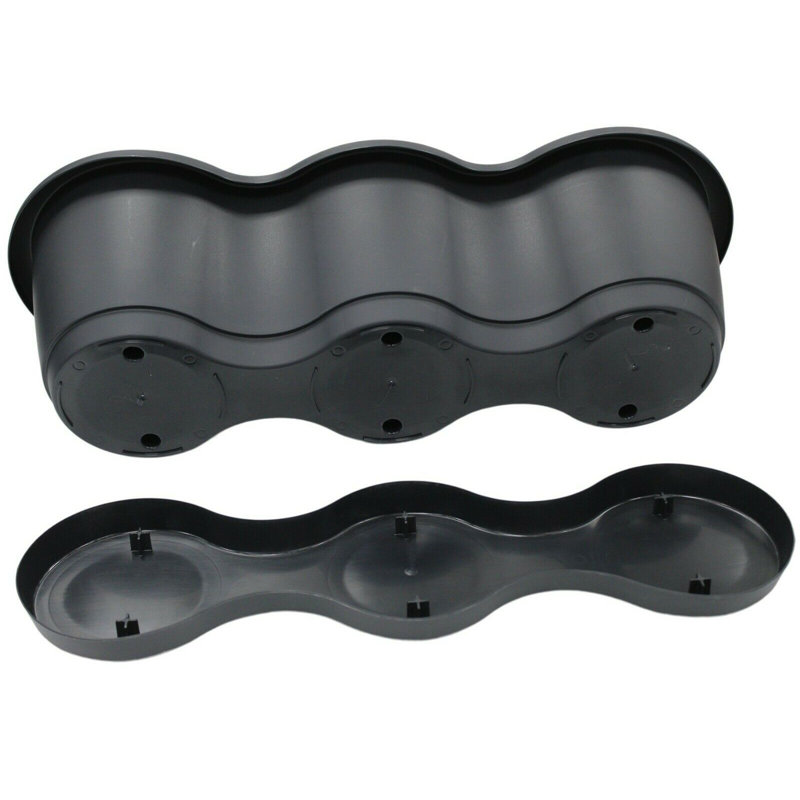 Alamae Wall Planter, Black
