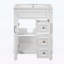 Meuble-lavabo 24 po avec lavabo, conception compacte, 2 tiroirs, tablette réglable, idéal pour les petits espaces-1621288651