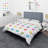 Multicolor Circle Dots - Abstract Duvet Cover Set - Microfiber Polyester-88427062