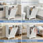 Armoire à ordures inclinable avec désodorisant à ion négatif, rangement autoportant de 10 gallons pour la cuisine et le salon