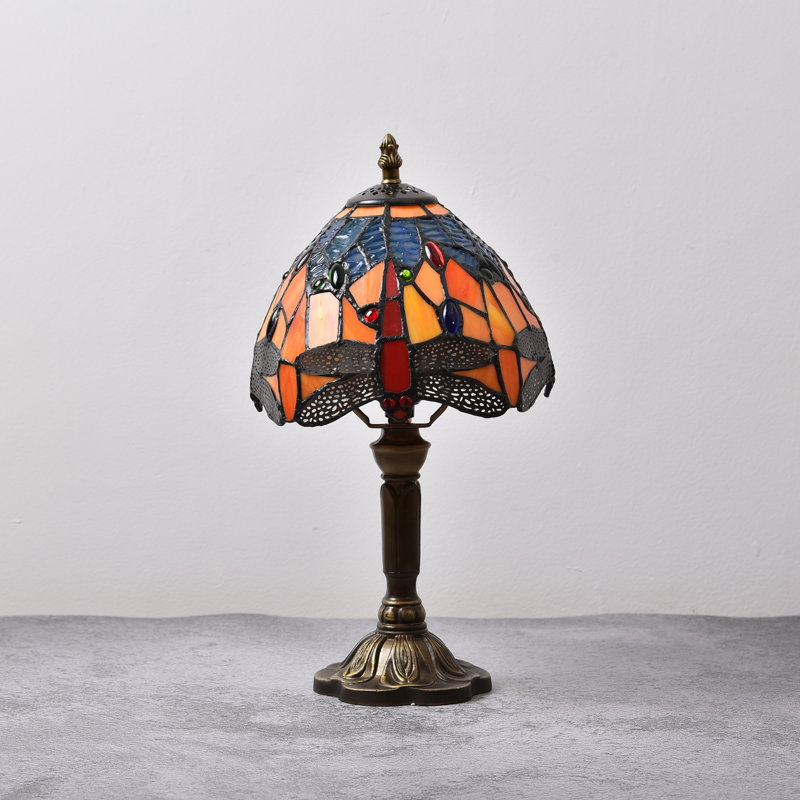 Aliehs Table Lamp, Orange/Blue/Red
