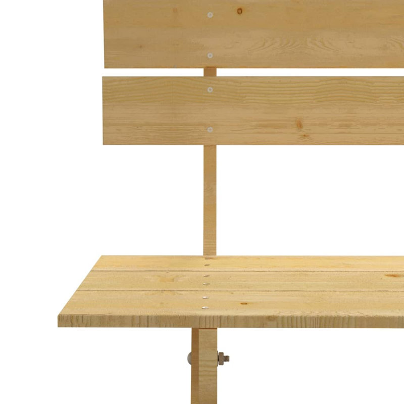 Garden Bench 150 cm Impregnated Pinewood