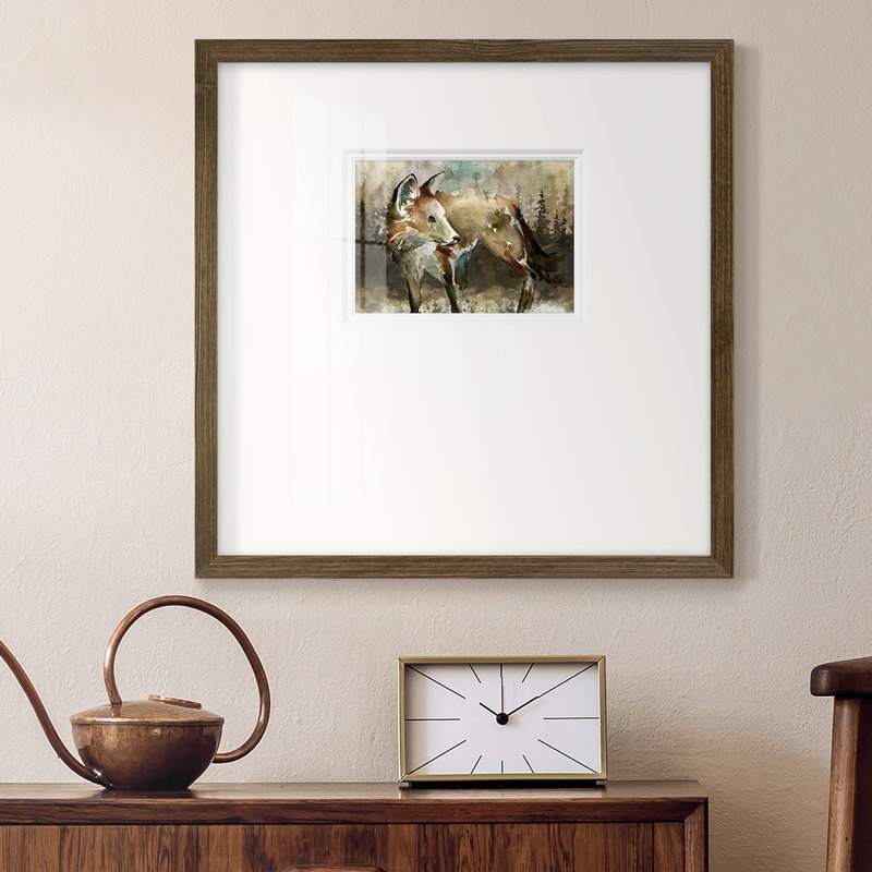 Lodge Twilight Ipremium, reproduction encadrée, H 21 po x l 21 po x P 1,25 po