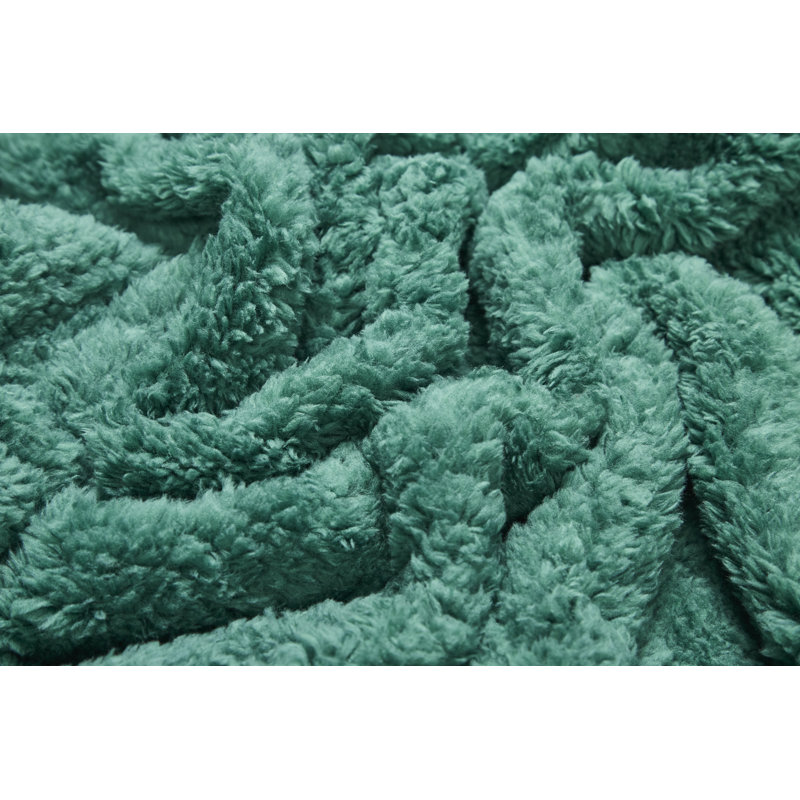 Plain Weave / Muslin Throw Blanket, Green
