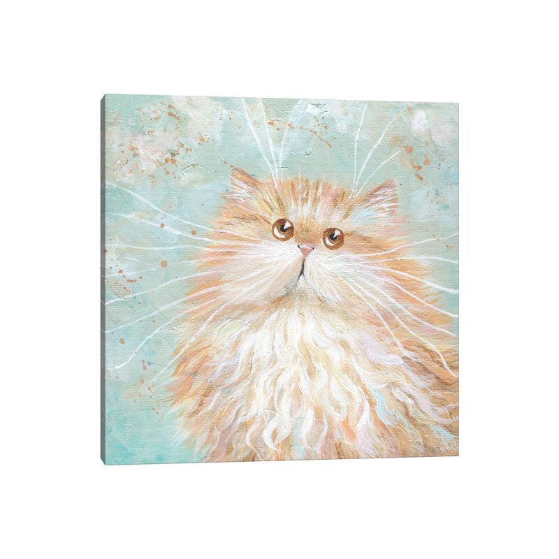 Cherub by Kim Haskins - Wrapped Canvas Painting, 45.72 cm H x 45.72 cm W x 1.91 cm D