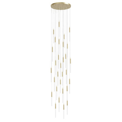 Luminaire suspendu en grappe à del 31 lumières main