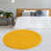 Myshaggy Collection Rugs Solid Design in Yellow