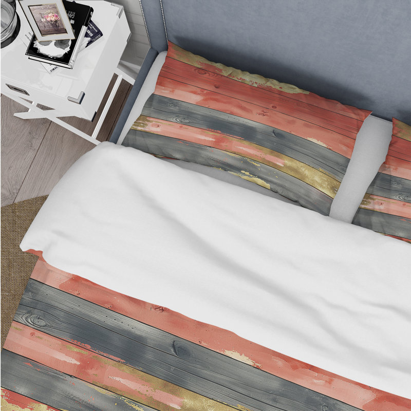 Ensemble de housse de couette Country, Housse de couette très grand + 2 taies décorativ