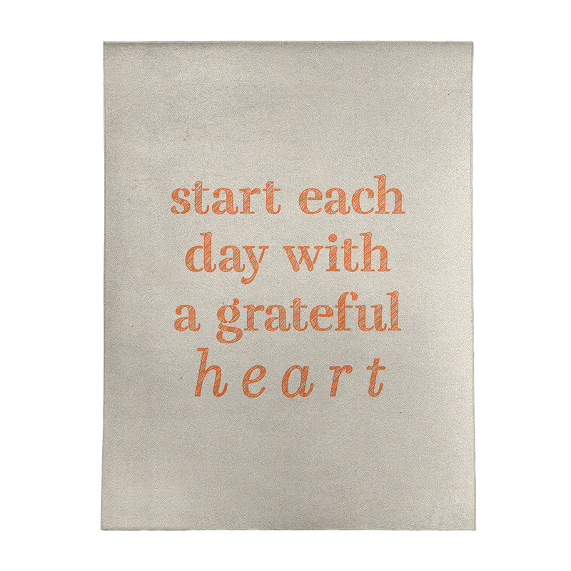 Tapis en chenille inspiré de citations, Rectangle 9 pi x 12 pi