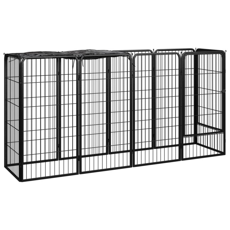 Fitzpatrick Steel Exercise Pen With Door, 200 x 50 x 100 cm