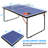 Table Tennis Table Foldable & Portable Ping Pong Table Set with Net and 2 Ping Pong Paddles for Indoor Outdoor Game