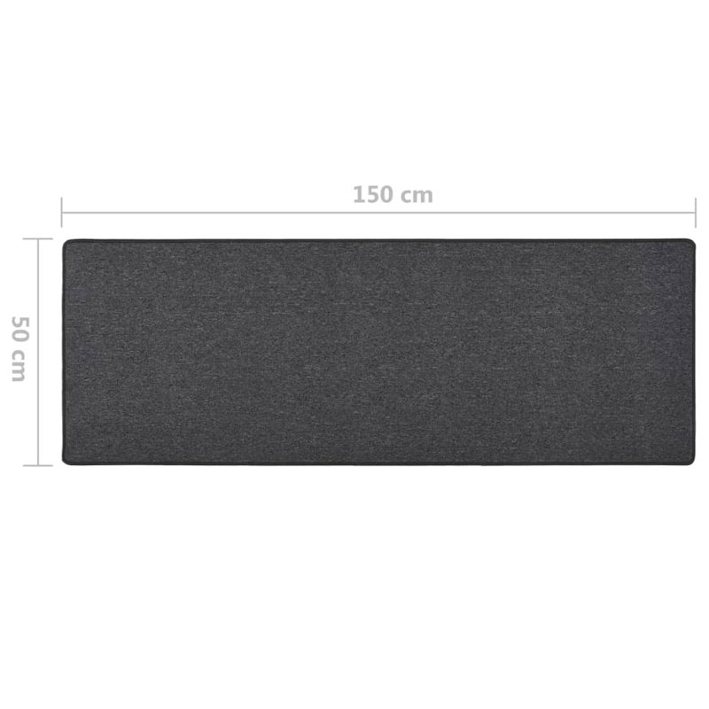 Gotham Solid Colour Area Rug, Runner 50 x 150cm