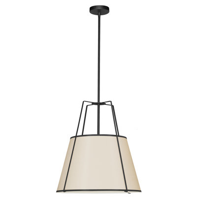 Luminaire suspendu 1 lumière trapézoïdale