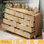 Commode 9 tiroirs Rattan -1441433919