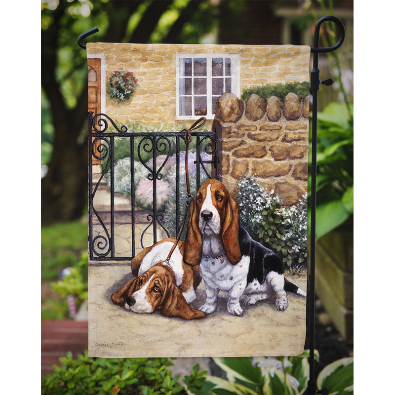 Double Sided Polyester Animal Garden Flag, 15" H  x 11" W