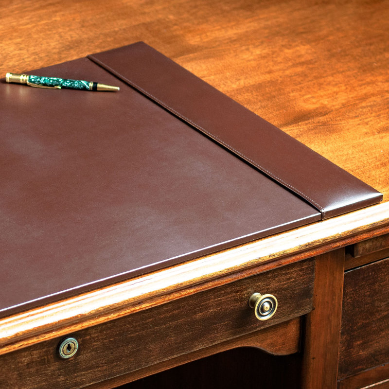 Sous-main de bureau Antero, Brun