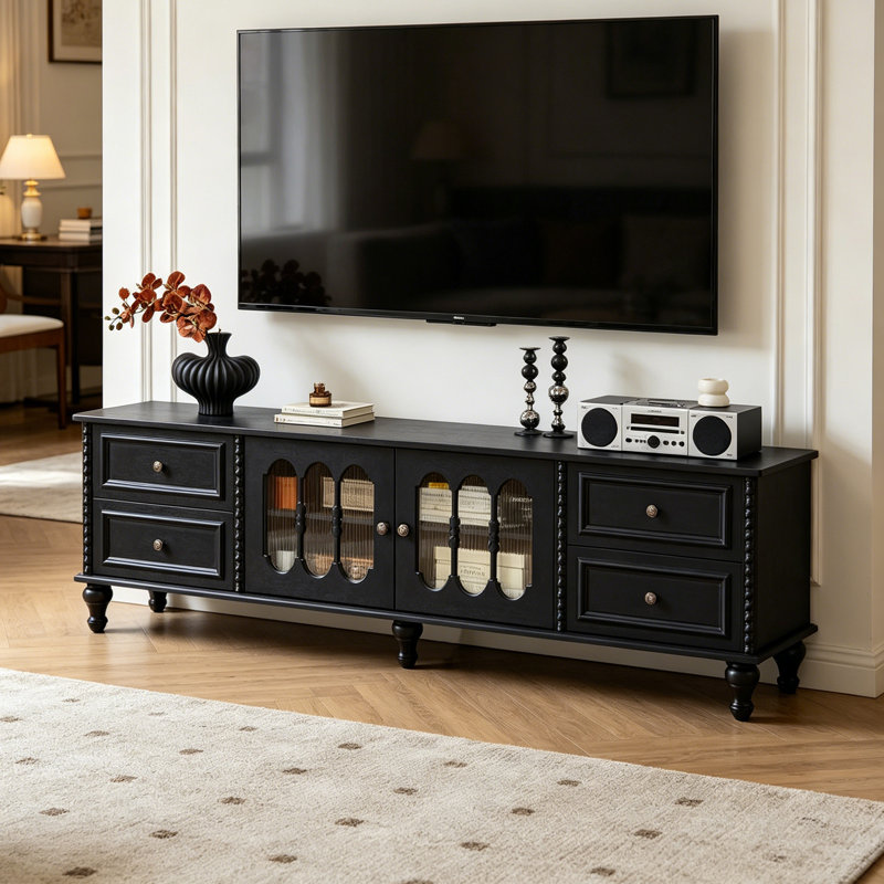 Meuble télé Retro, H 22,83 po x L 70,86 po x l 15,74 po