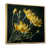 Toile avec cadre flottant or