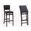 Tabouret de comptoir / de bar pliable Phaedra avec siège et dossier rembourrés-1354924485-1354924484