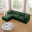 Causeuse en chenille avec repose-pieds, dossier cylindrique et accoudoirs-639171372
