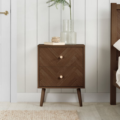Mardell 34cm W Particle Board Bedside Table