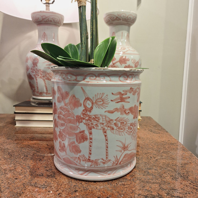 Handcrafted Round Planter