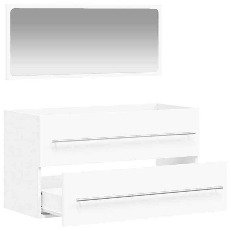Autra Freestanding Bathroom Cabinet, White